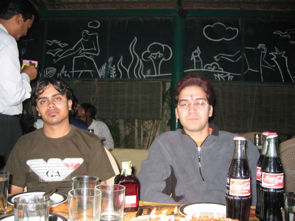 Celebrating my B'Day with Asit...